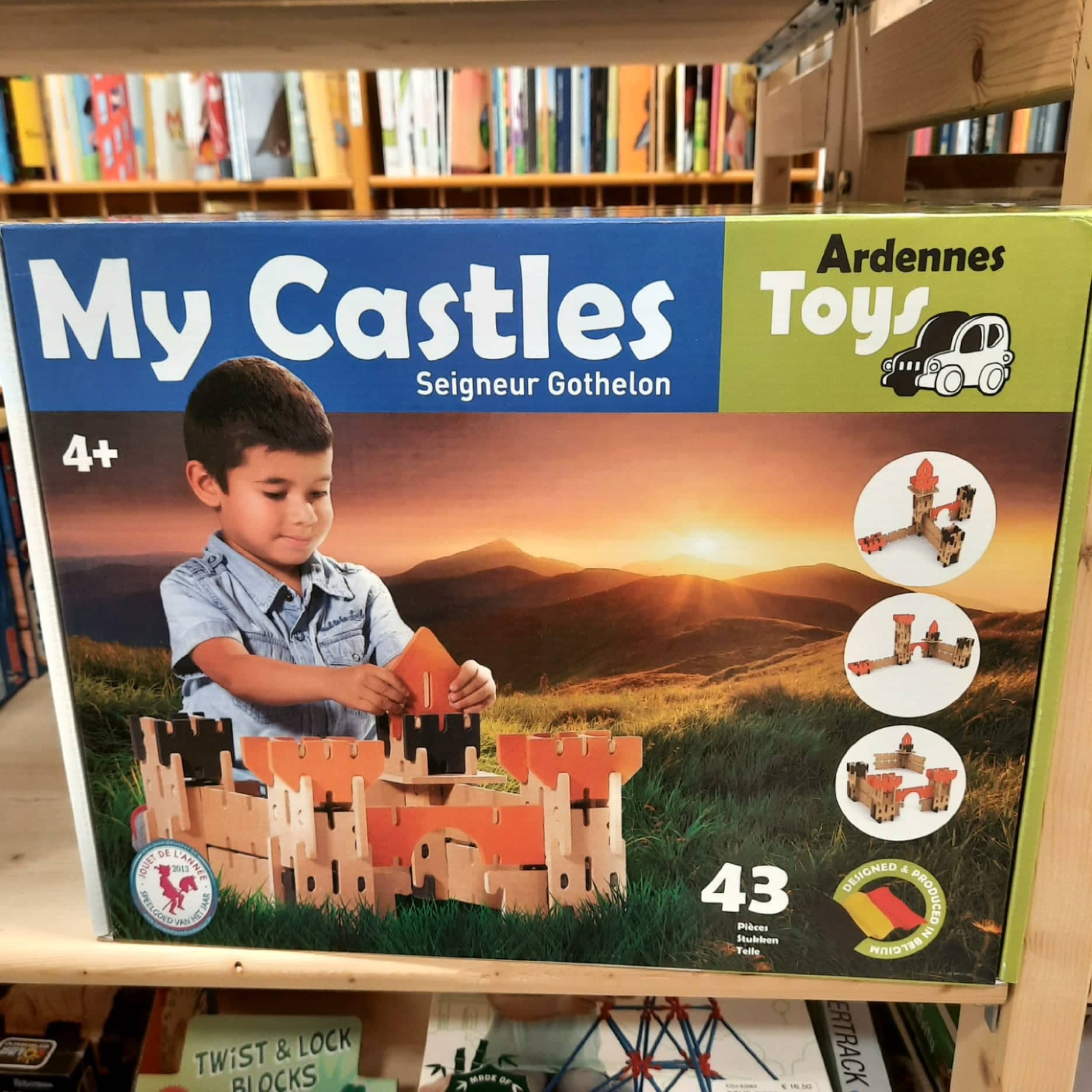 Ardennes toys - Jeu de construction : Château Seigneur Gothelon - à partir de  6 ans - Sebio