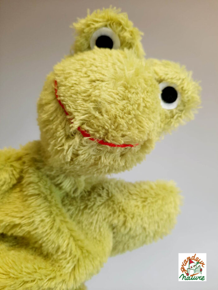 Marotte Grenouille Bass&Bass - Jouet Pop-Up Textile Fabriqué En République Tchèque, Jouet D'Éveil Pour Enfant