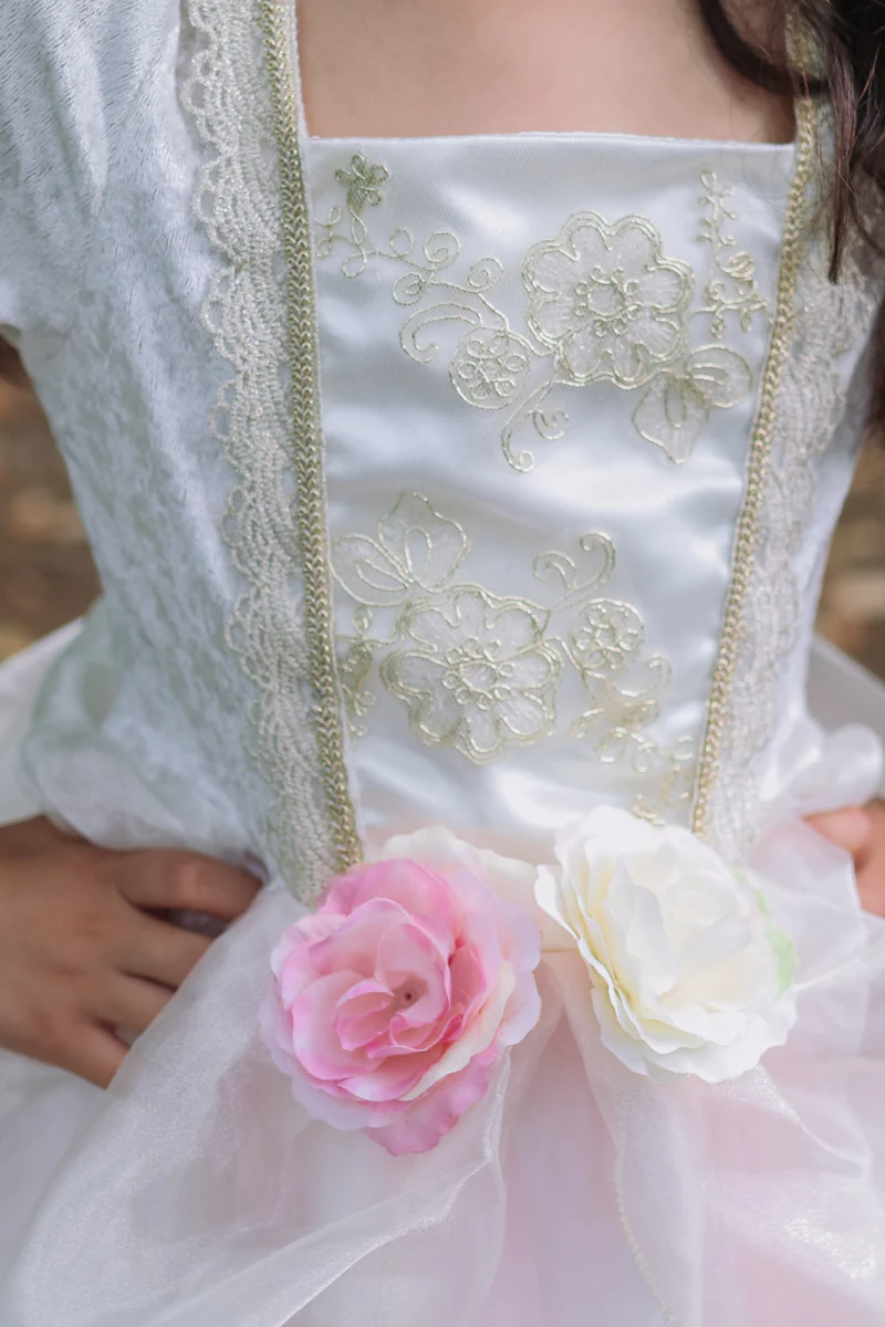 ♡ Robe de princesse rose pâle et or 3-4ans ⅠⅠ Great Pretenders ⅠⅠ Cailloux  Bleus