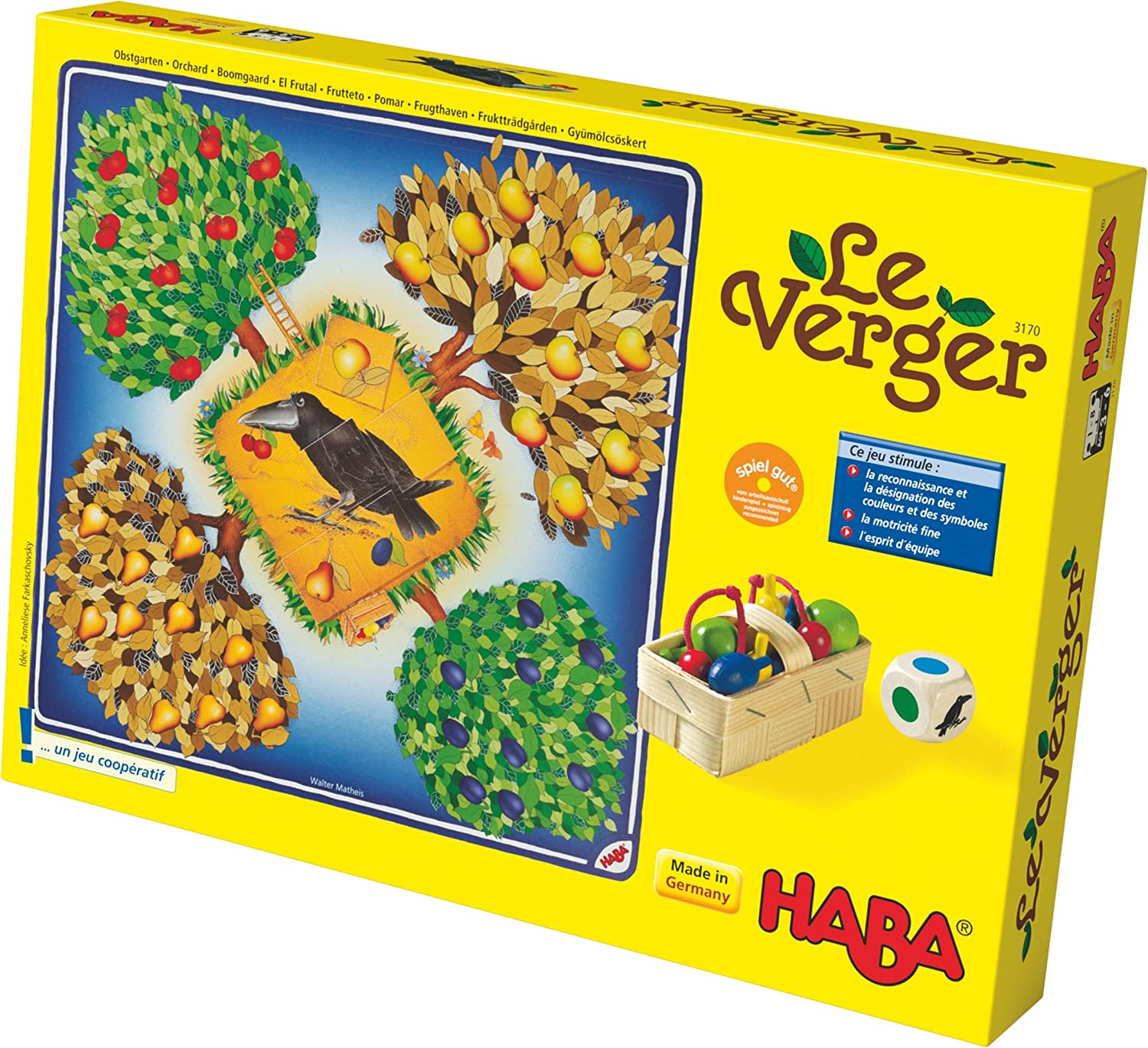 HABA - Ma grande collection de jeux Le verger, 302283 