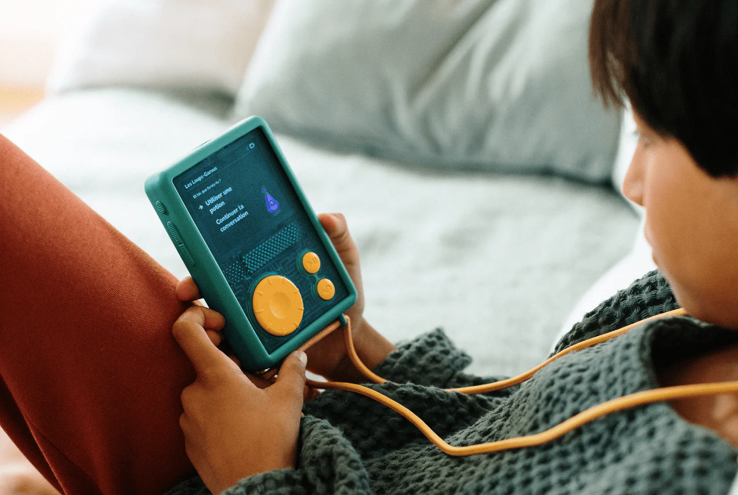 Baladeur Interactif FLAM avec coque verte / Lunii – Image 3