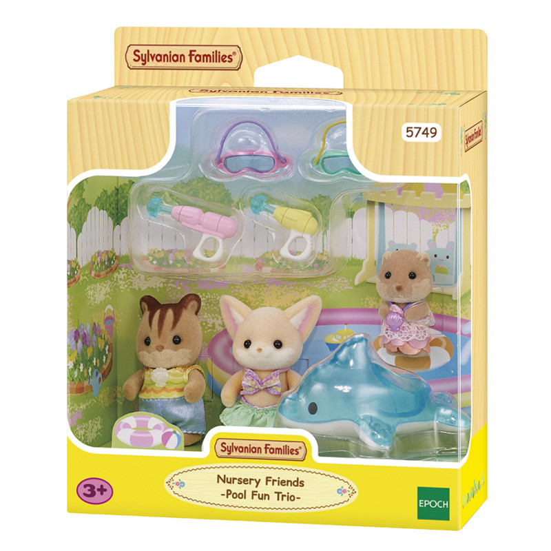 Le trio des bébés à la piscine / Sylvanian Families