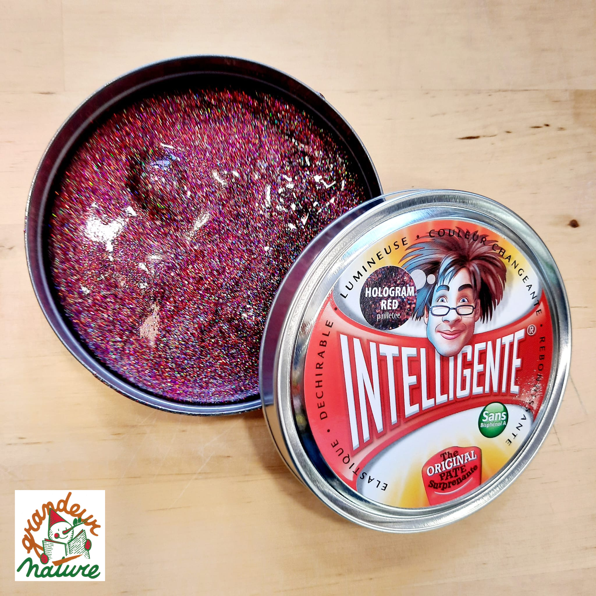 Pâte intelligente Hologram Red Pailleté