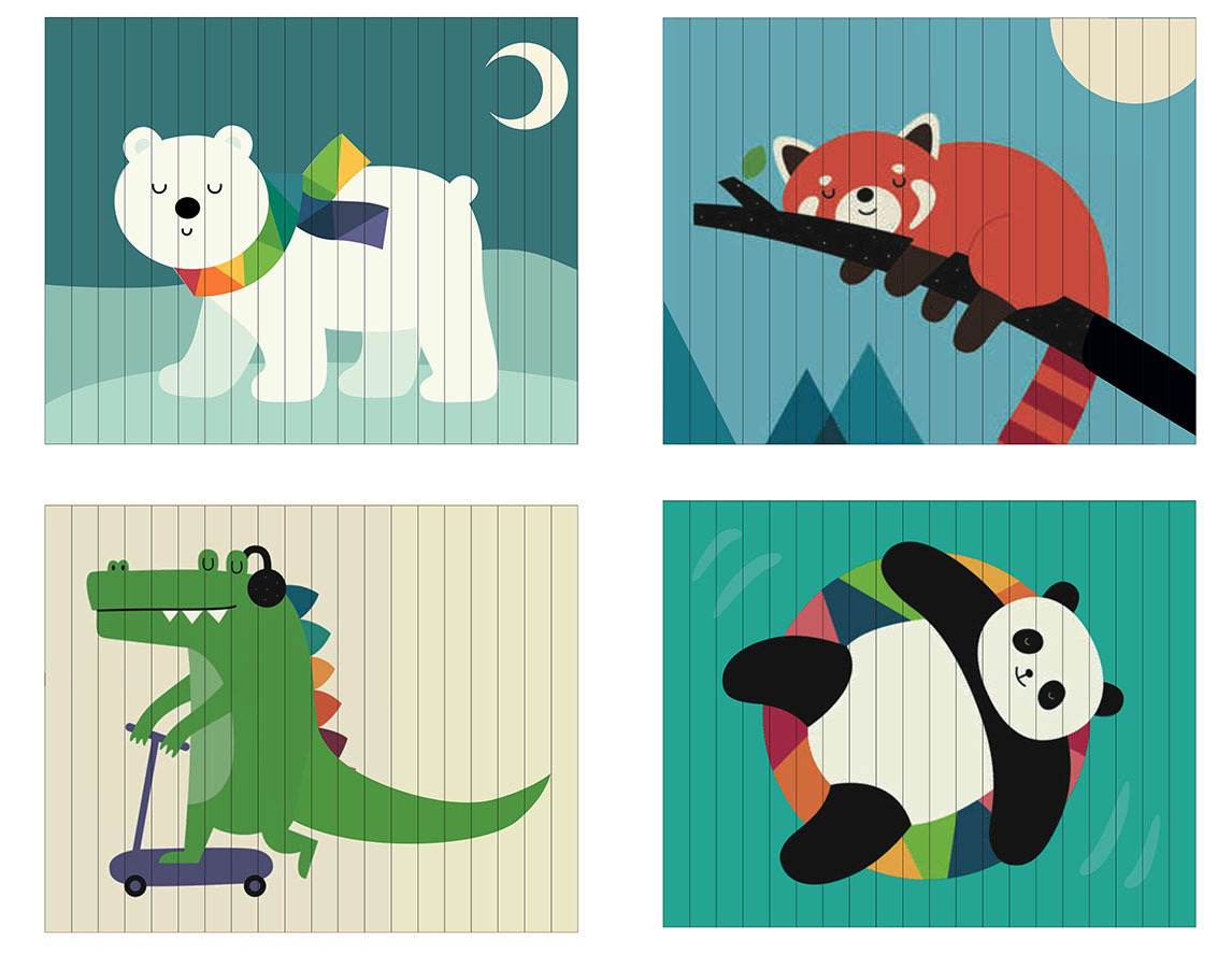 Puzzle agamographique - Les animaux / Vilac – Image 6