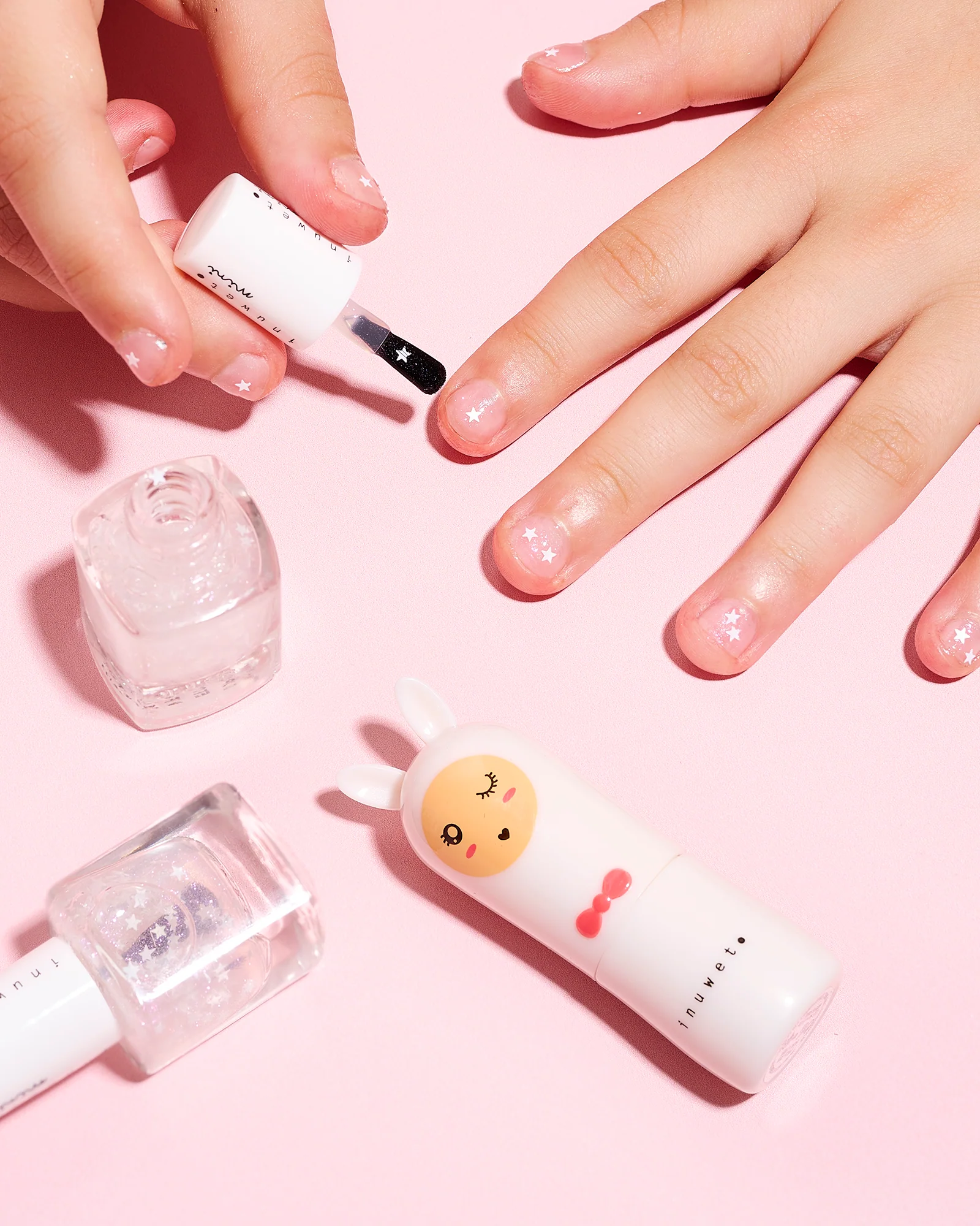 Vernis à l'eau top coat étoiles - Sans parfum / Inuwet – Image 2