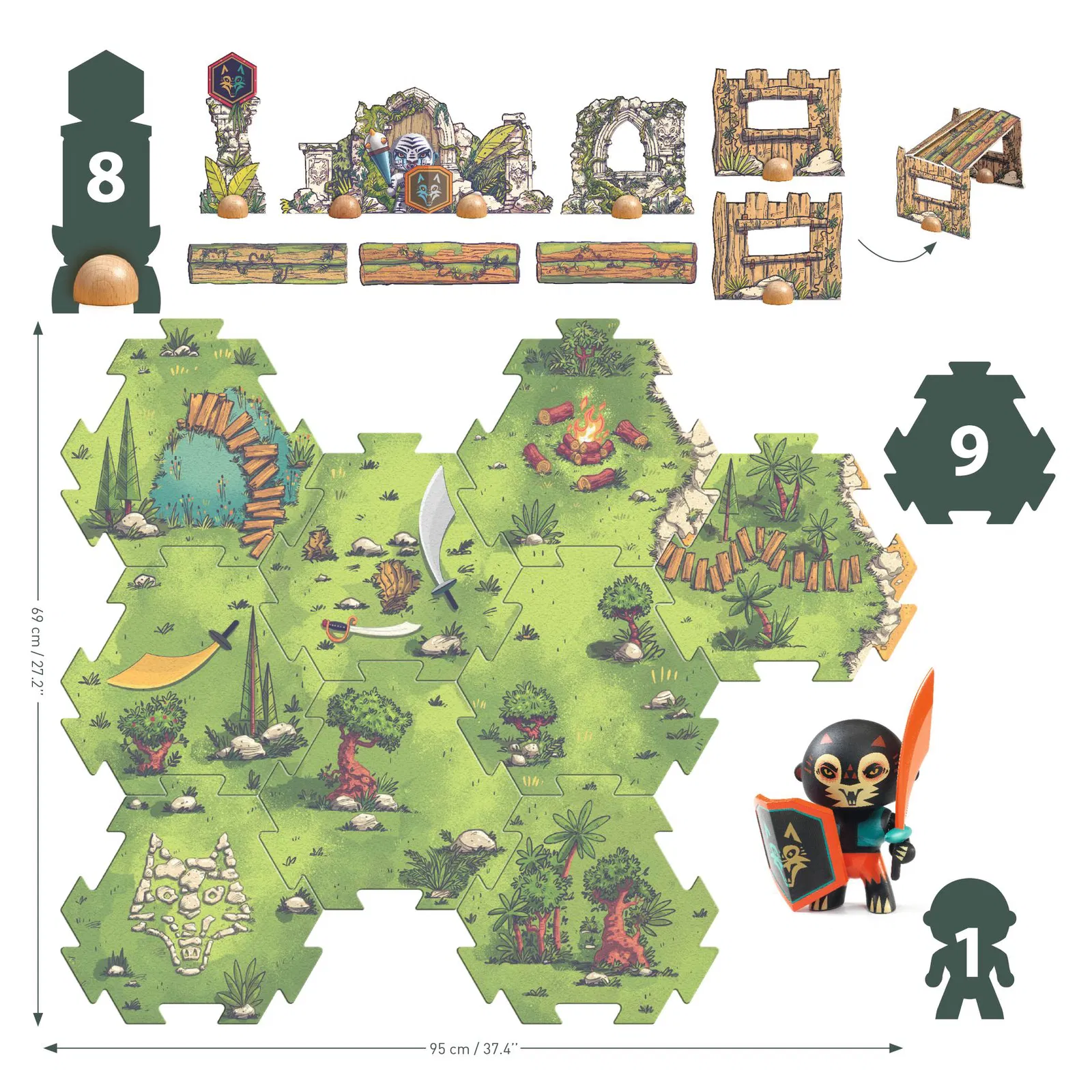 Puzzle'Up Voras Furious (Arty Toys) / Djeco – Image 2