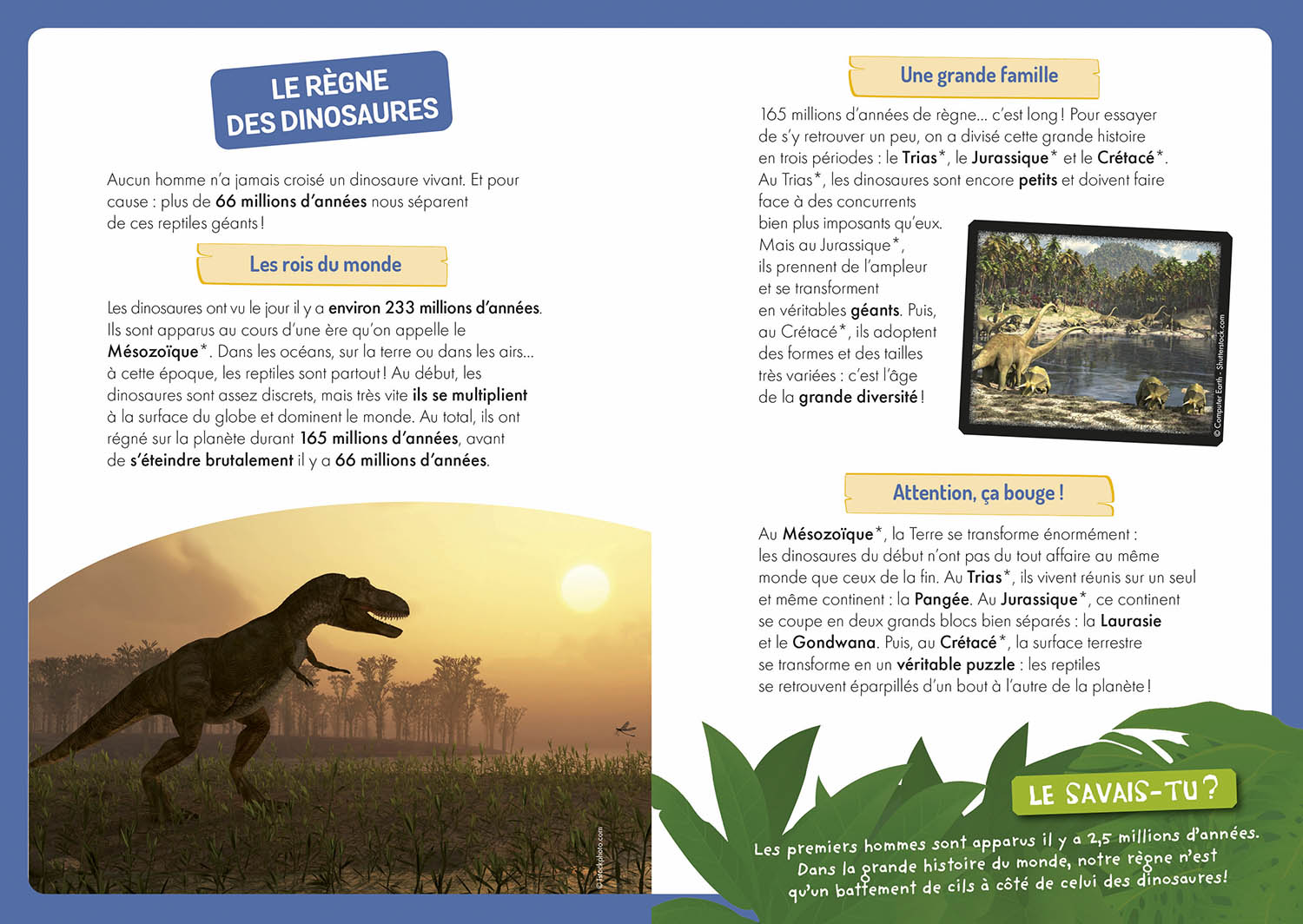 À la découverte des dinosaures / Auzou Grandeur Nature — free download