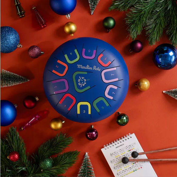 Grand Tambour à languettes - Tongue Drum (Puce & Pilou) / Moulin Roty