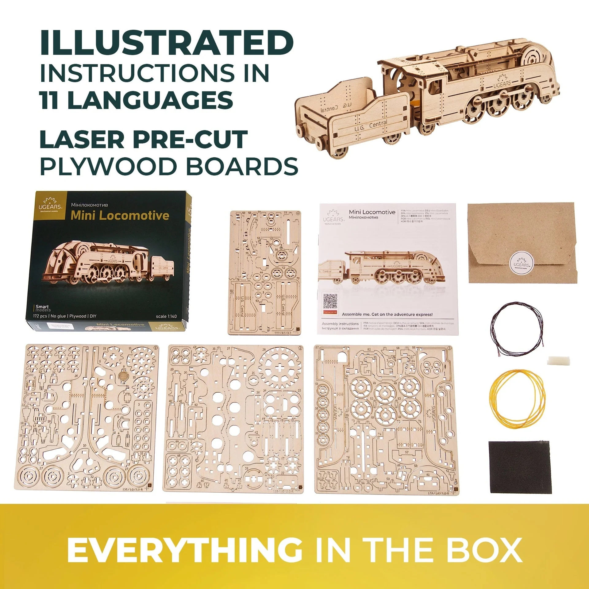 Mini Locomotive / Ugears – Image 4