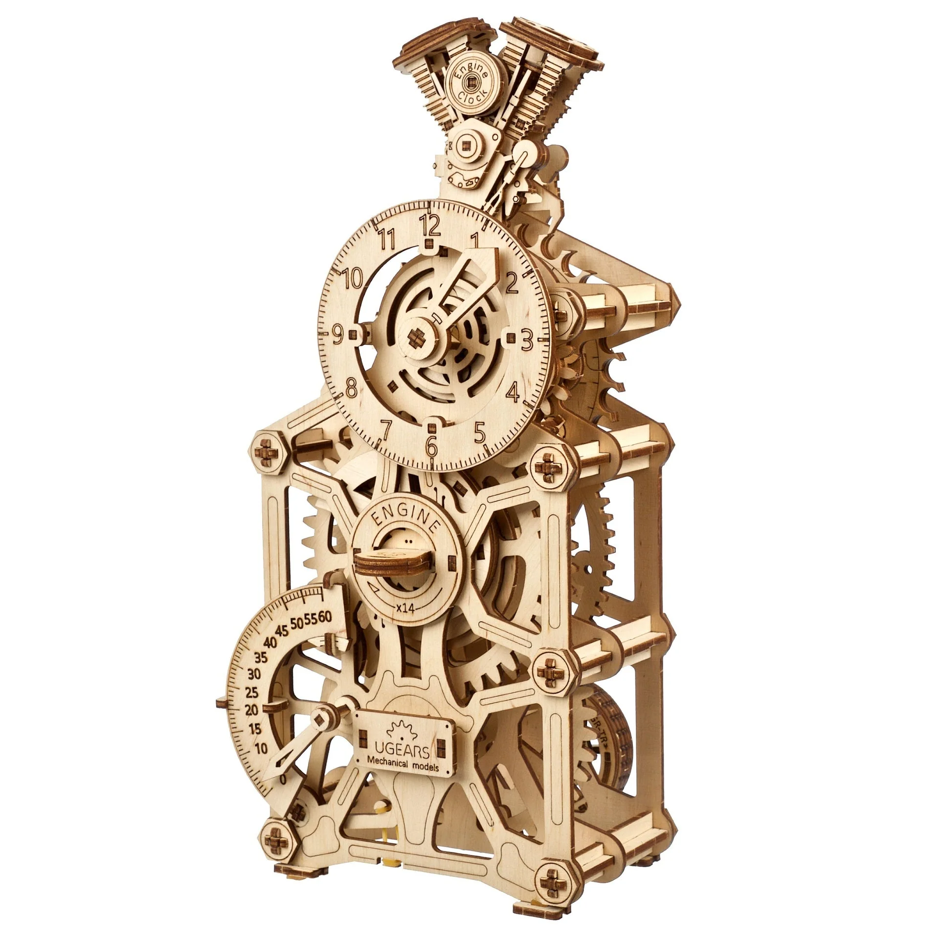 Horloge à moteur / Ugears – Image 2