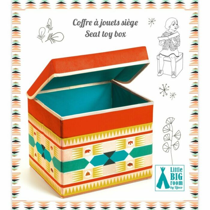 Coffre à jouet siège Tipi / Djeco