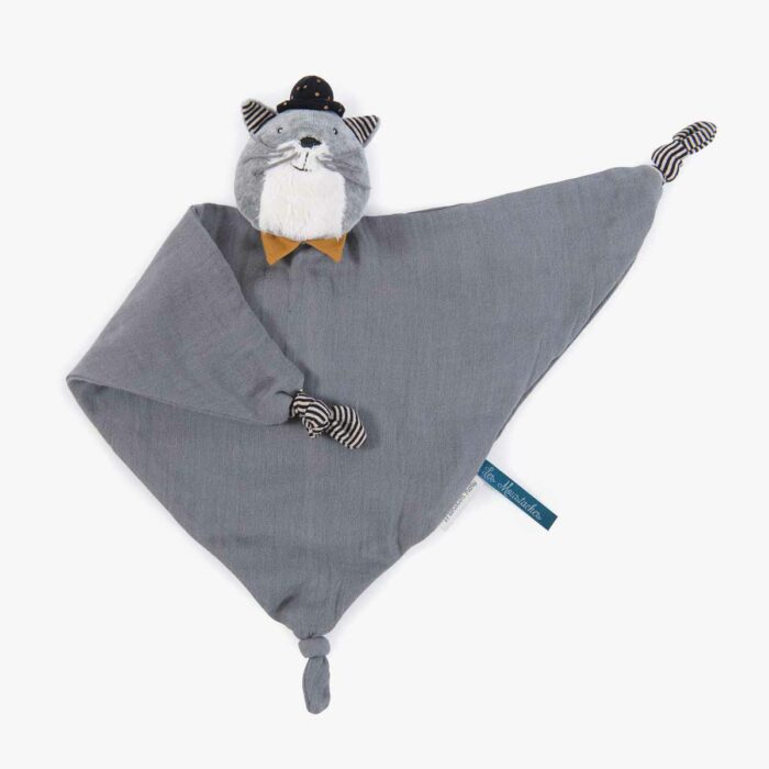 Doudou lange chat Fernand - Les Moustaches / Moulin Roty
