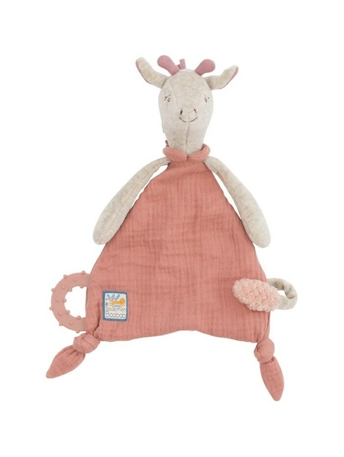 Doudou attache tétine girafe - Sous mon Baobab / Moulin Roty