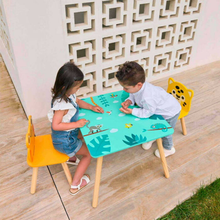 Table + 2 chaises Tropical / Janod