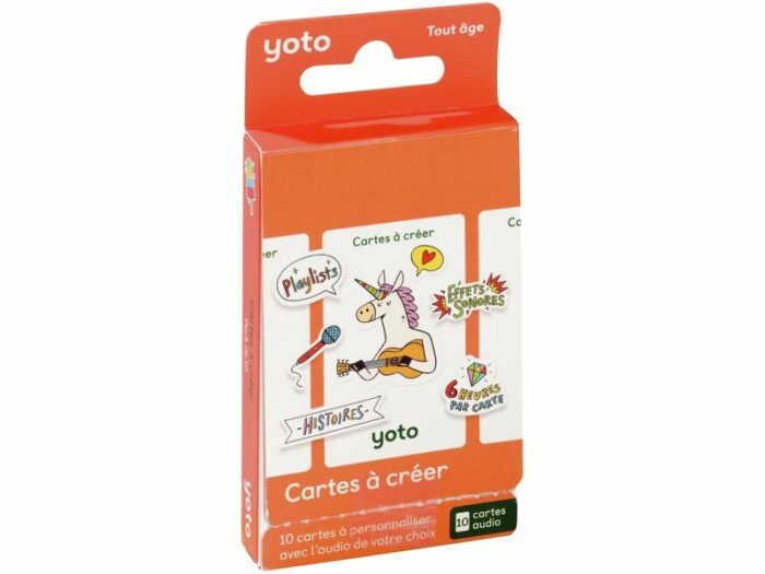 Pack de 5 cartes à créer / Yoto