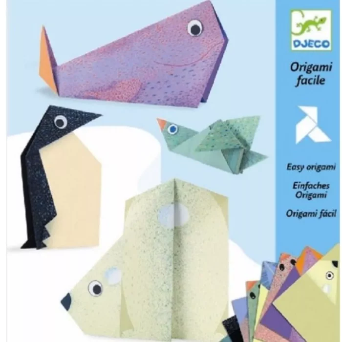 Origami niveau 1 - Les animaux polaires / Djeco