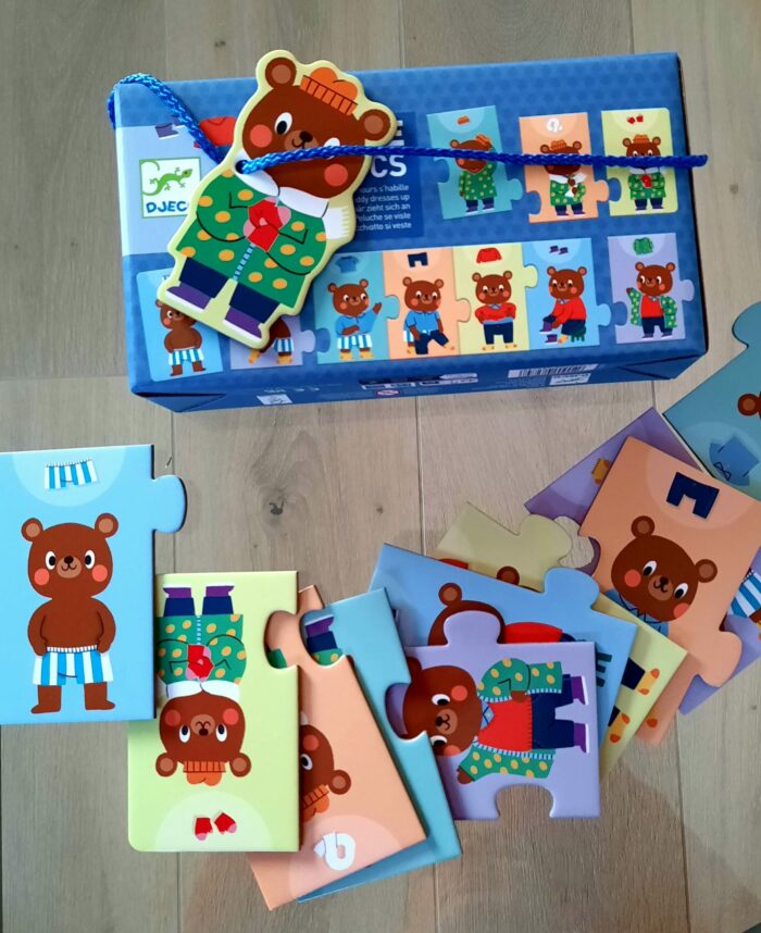 Nounours s'habille - Puzzle 10 pièces / Djeco