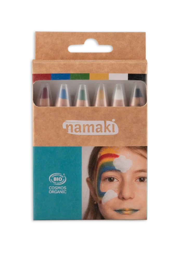 Crayons de maquillage 6 couleurs Arc-en-ciel / Namaki