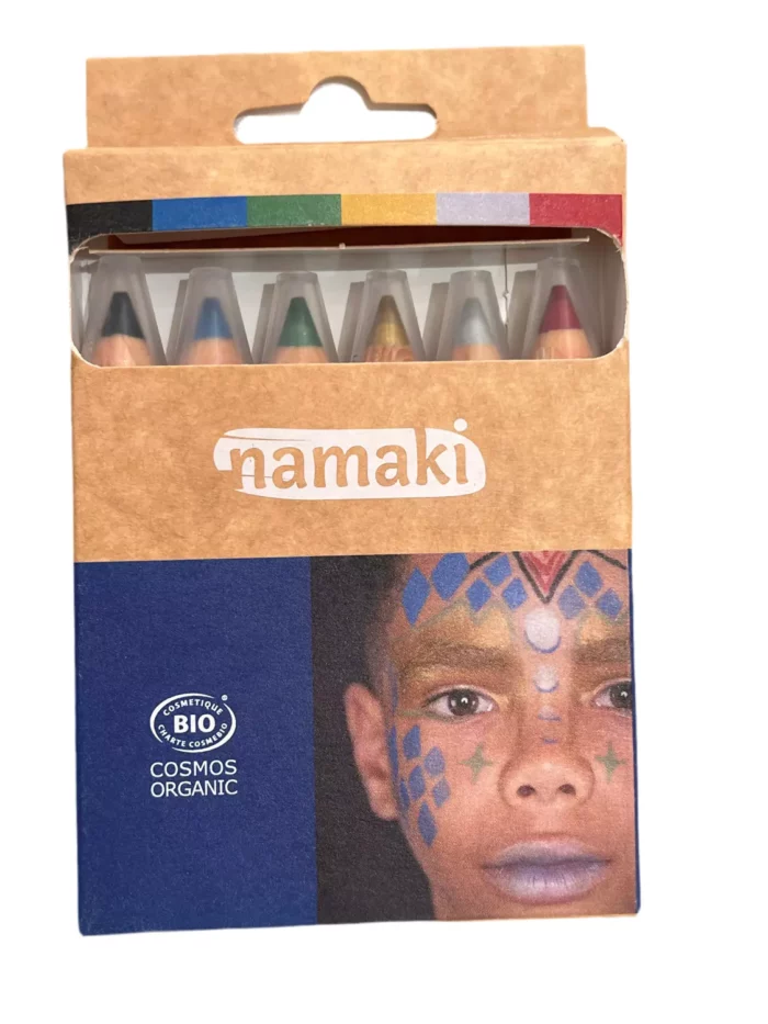 Crayons de maquillage 6 couleurs Mondes Intergalactiques / namaki