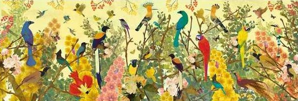 Puzzle Gallery 1000 pièces "Peaceful Birds" / Djeco – Image 3