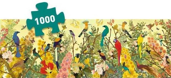 Puzzle Gallery 1000 pièces "Peaceful Birds" / Djeco – Image 4