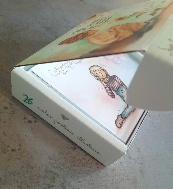 Coffret cartes à piocher tournesol / les éditions de Cortil – Grandeur ...