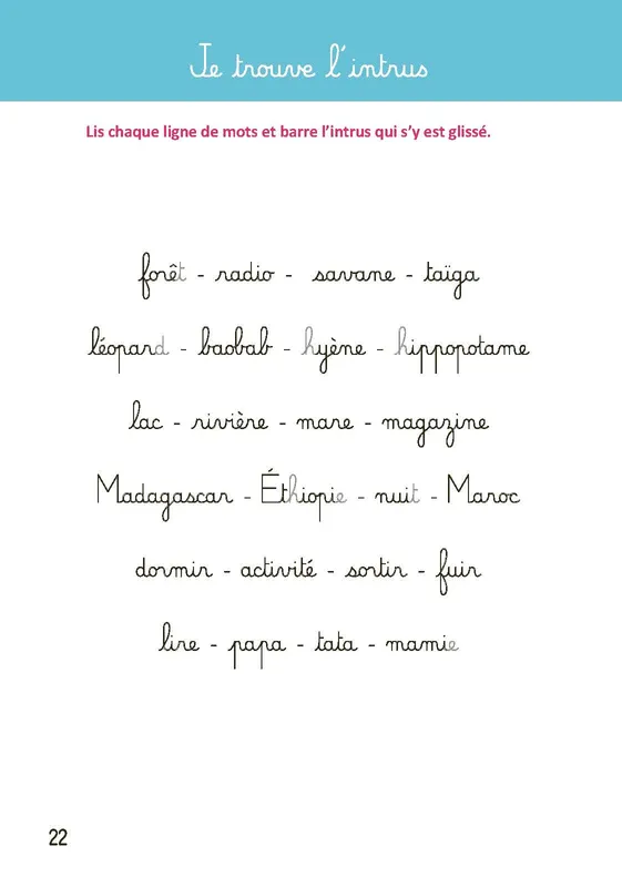 La savane - Premières lectures Montessori / Larousse – Image 5