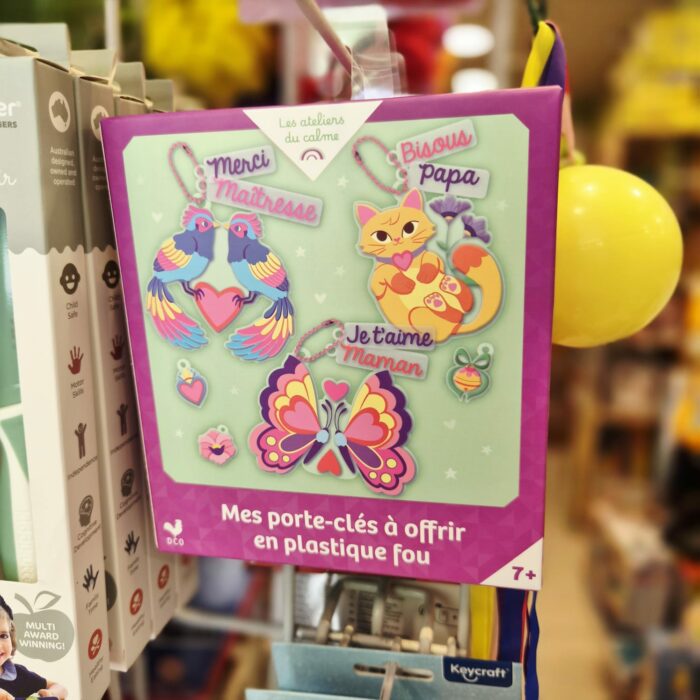 Mes porte-clés à offrir en plastique fou / Deux Coqs d'Or