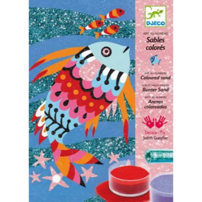 Arcs-en-ciel de poissons - Sables et paillettes / Djeco