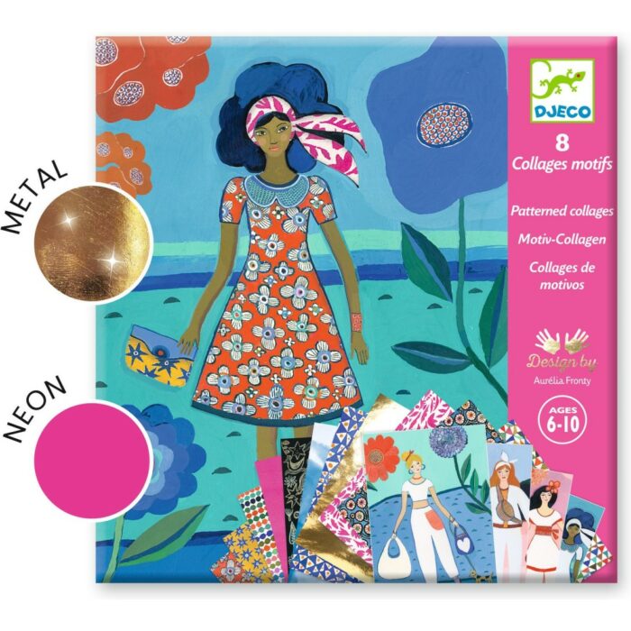 Tendance WAX - 8 collages motifs / Djeco