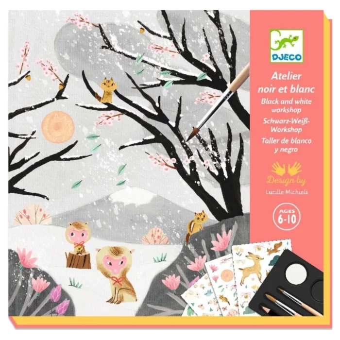 Dernières neiges - Atelier noir et blanc / Djeco