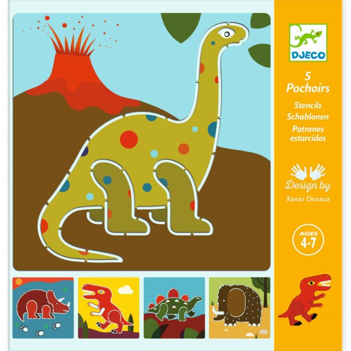 Dinosaures - Pochoirs / Djeco