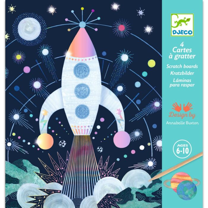 Mission cosmique - Cartes à gratter / Djeco