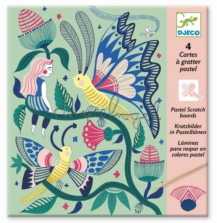 Jardin fabuleux - Cartes à gratter / Djeco