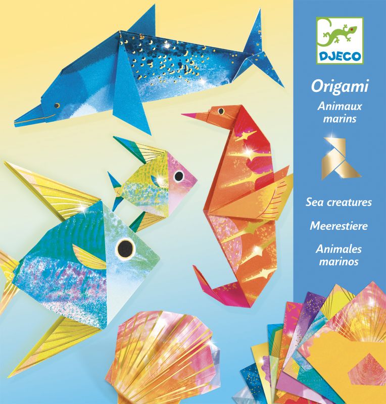 Animaux marins - Origami niveau 3 / Djeco