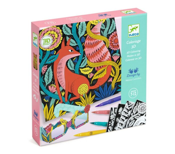 Forêt fantastique - Coloriage 3D / Djeco