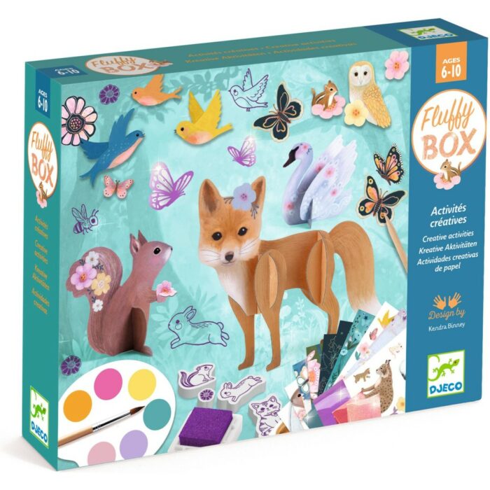 Fluffy Box - 6 activités créatives / Djeco