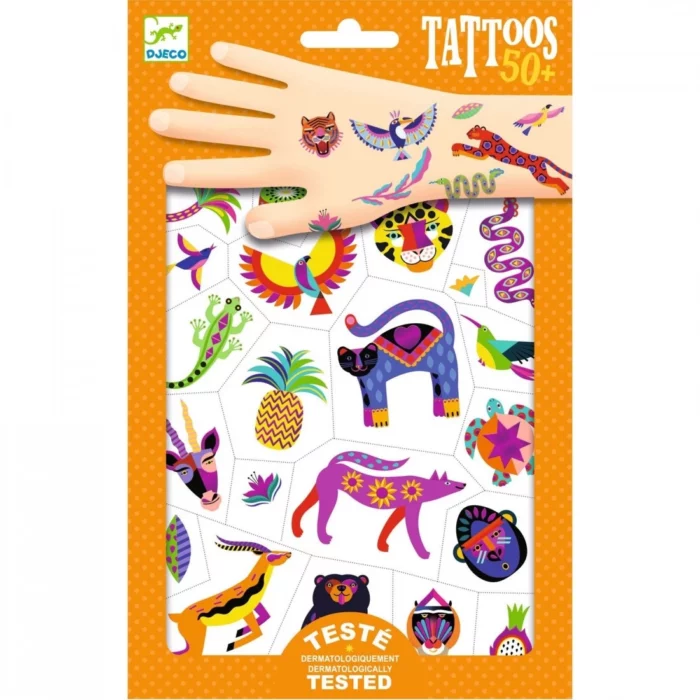 50 tatouages "Wild beauty" / Djeco