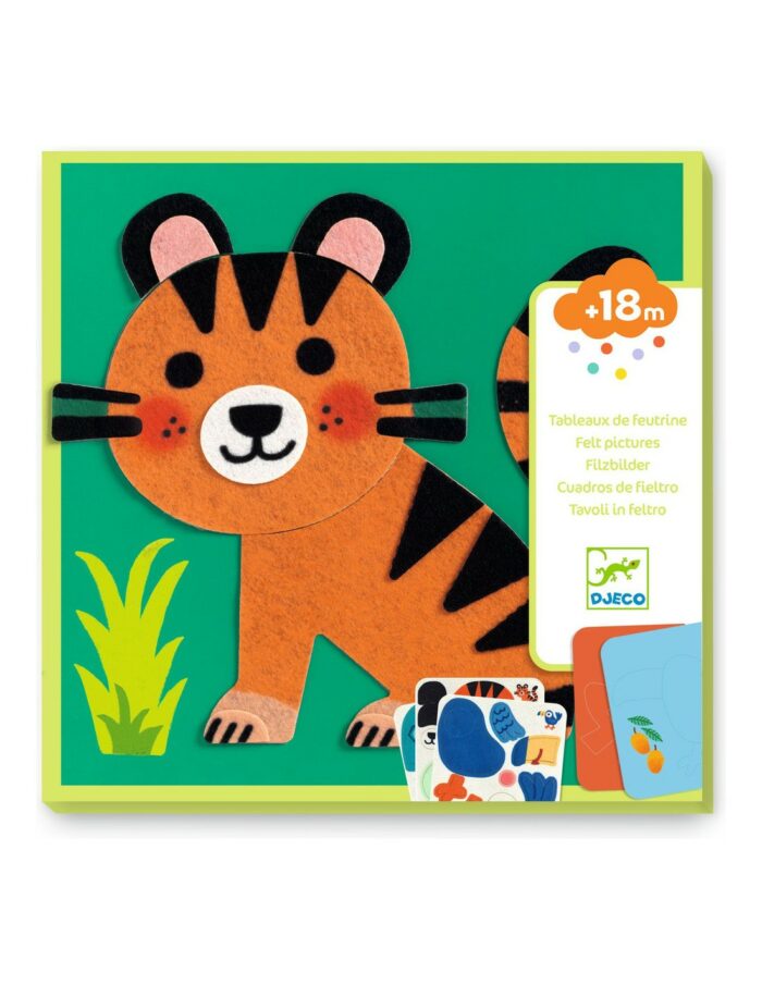 Animaux tout doux - Tableaux de feutrine / Djeco