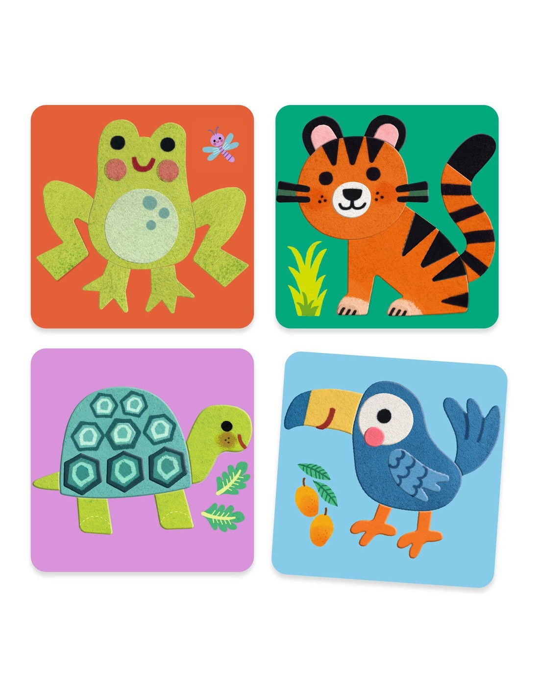 Animaux tout doux - Tableaux de feutrine / Djeco – Image 5