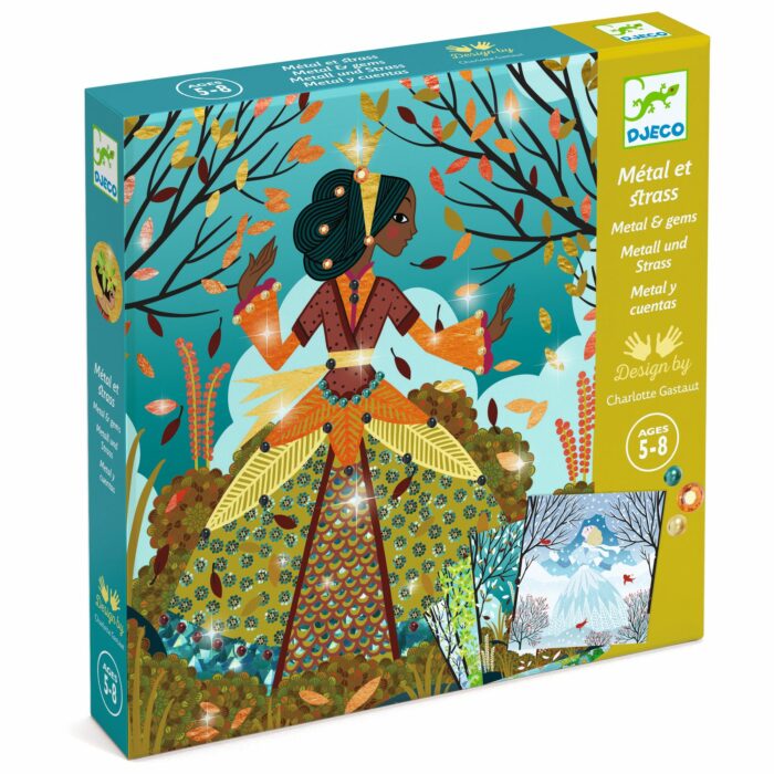 Des robes couleurs du temps - Métal et strass / Djeco
