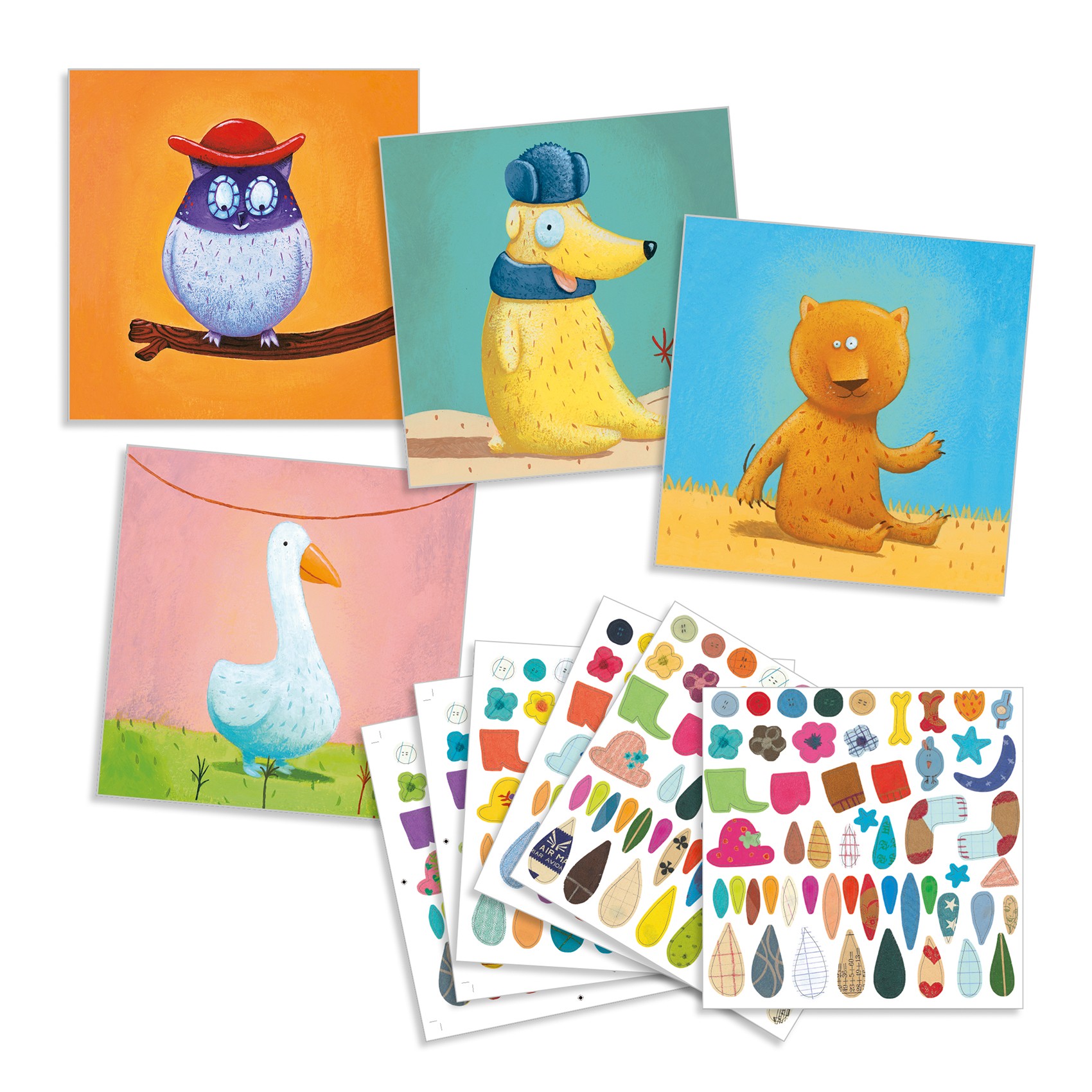 Animaux - Créer avec des stickers / Djeco – Image 2