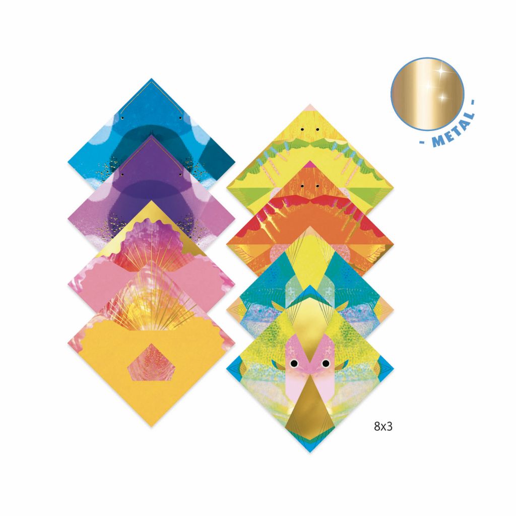 Animaux marins - Origami niveau 3 / Djeco – Image 2