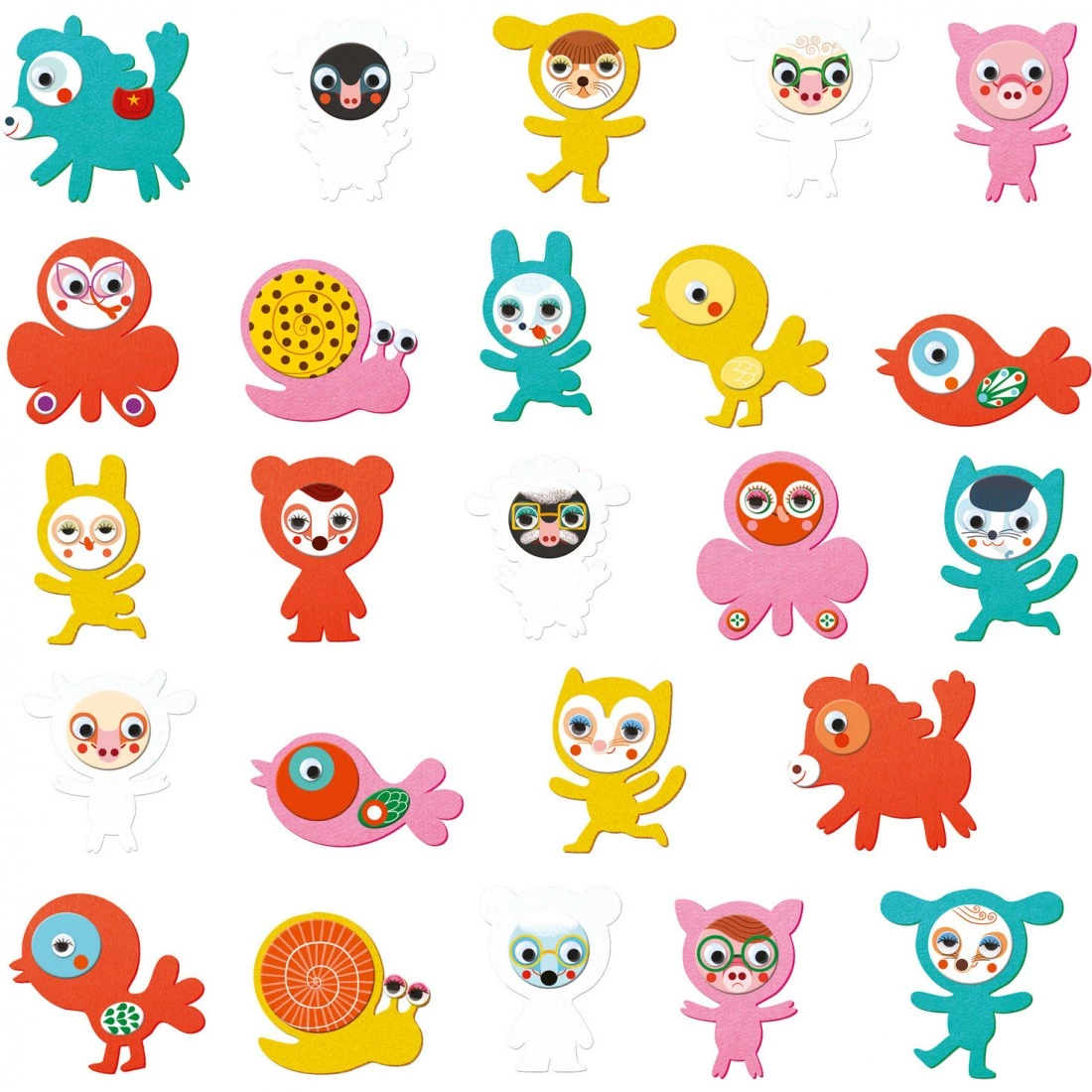 J'aime les animaux - Créer avec des gommettes / Djeco – Image 3