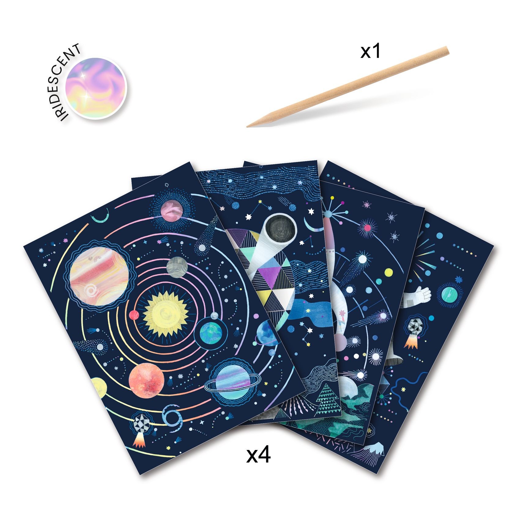Mission cosmique - Cartes à gratter / Djeco – Image 2