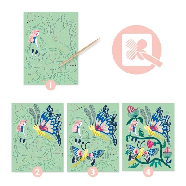 Jardin fabuleux - Cartes à gratter / Djeco – Image 3