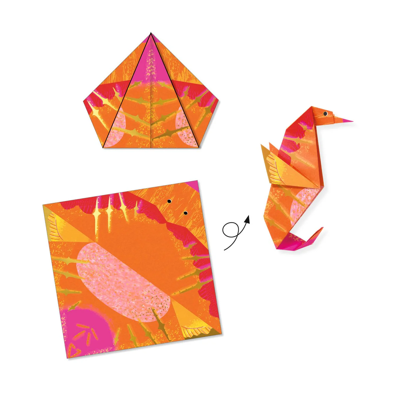 Animaux marins - Origami niveau 3 / Djeco – Image 4