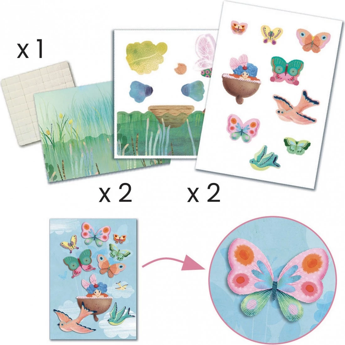 Fairy Box - 6 activités créatives / Djeco – Image 4