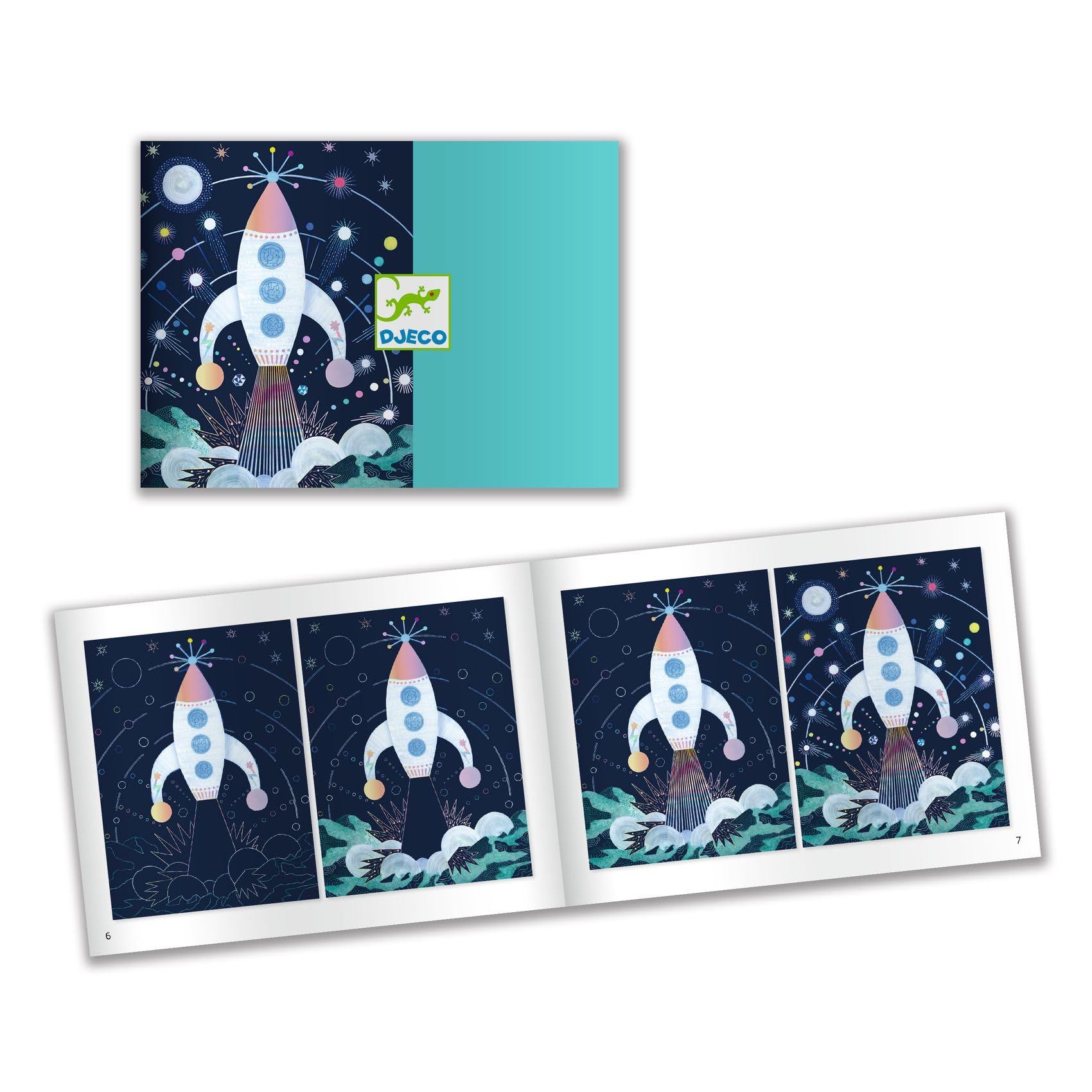 Mission cosmique - Cartes à gratter / Djeco – Image 3