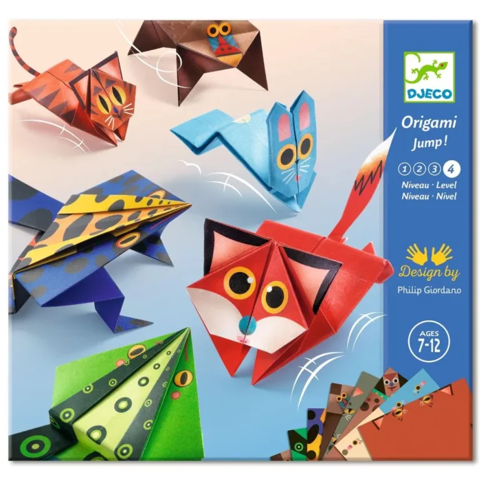 Animaux sauteurs - Origami niveau 4 / Djeco